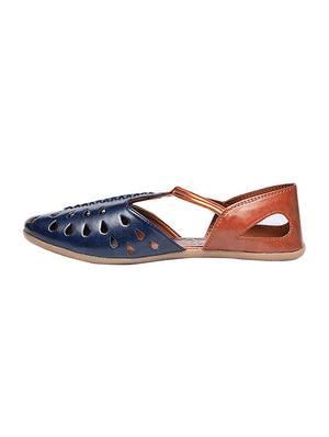 blue closed back sandals - 16294409 - Standard Image - 3