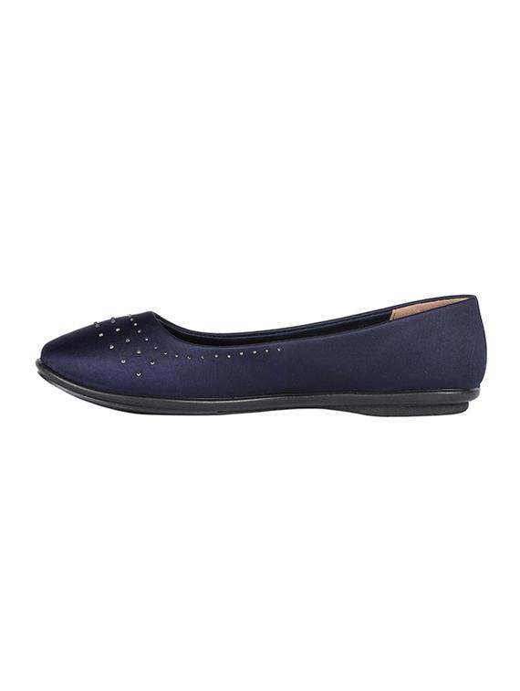 blue slip on ballerinas - 16294441 - Zoom Image - 3