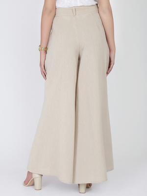 high rise wide leg trouser - 16298447 - Standard Image - 3