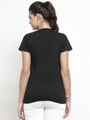 quirky print round neck tee - 16301483 - Standard Image - 3