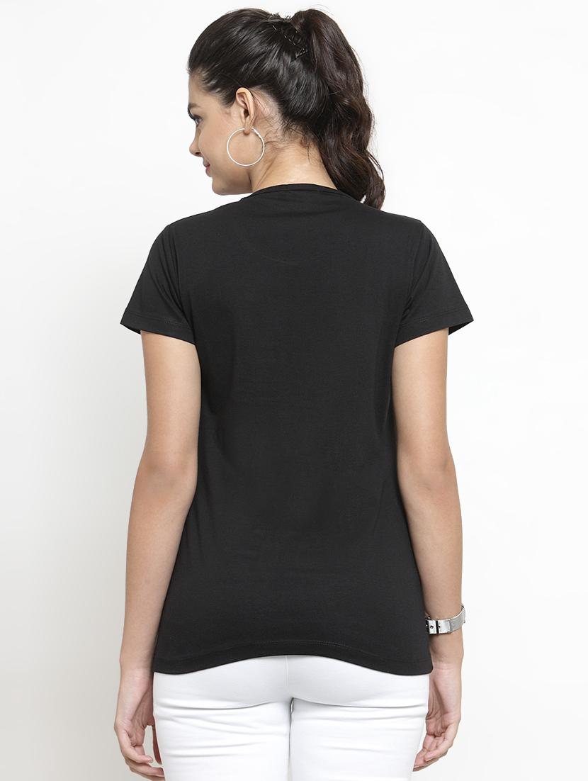 quirky print round neck tee - 16301483 - Zoom Image - 3