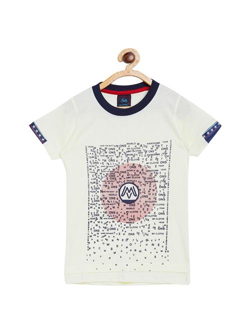 round neck graphic t-shirt - 16301536 - Standard Image - 1
