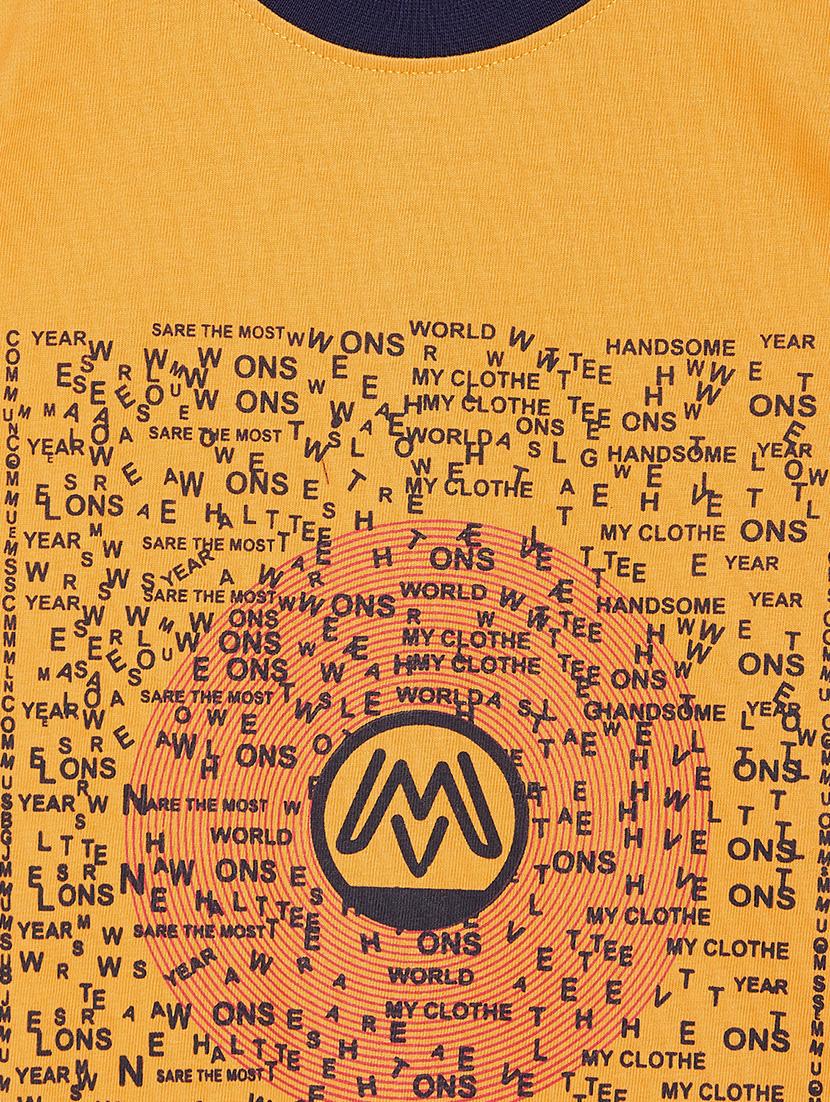 round neck graphic t-shirt - 16301537 - Zoom Image - 3