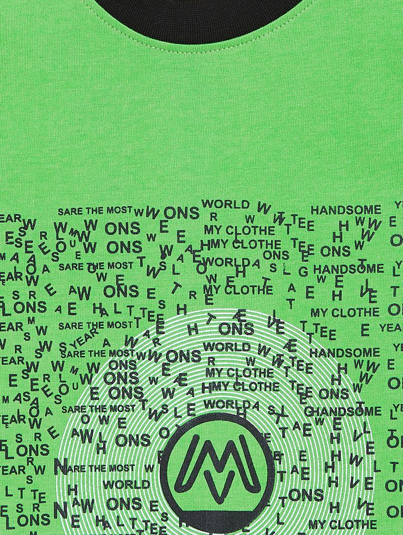 round neck graphic t-shirt - 16301538 - Zoom Image - 3