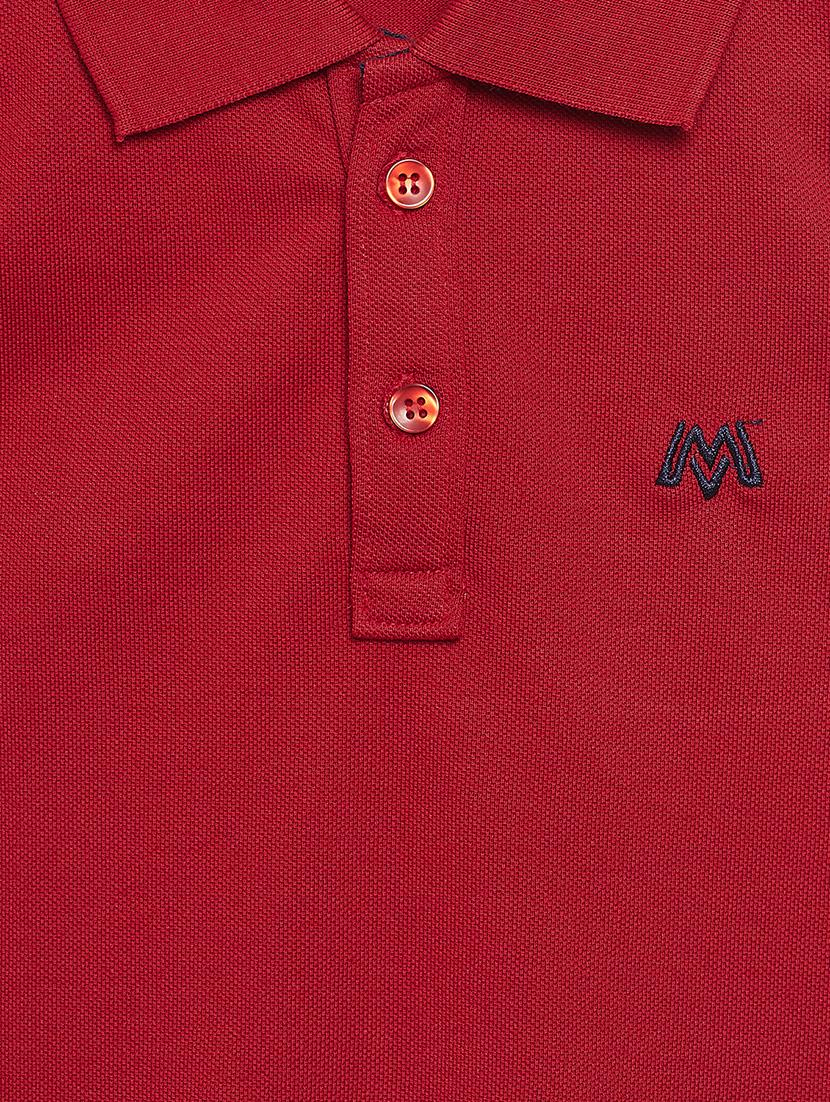 polo neck short sleeve t-shirt - 16301546 - Zoom Image - 3