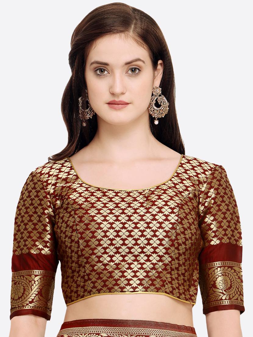 self-design paithani saree with blouse - 16301755 - Zoom Image - 3