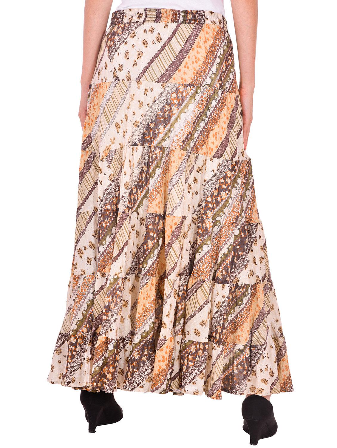 mid rise drawstring tiered skirt - 16301902 - Zoom Image - 3