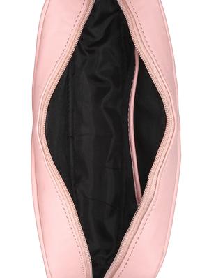 pink leatherette (pu) regular sling bag - 16302441 - Standard Image - 3