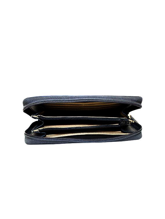 black leather wallet - 16302820 - Zoom Image - 3