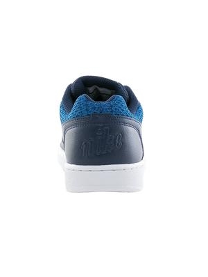 blue fabric lace up sneakers - 16303646 - Standard Image - 3