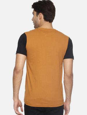 brown cut and sew tshirt - 16303685 - Standard Image - 3