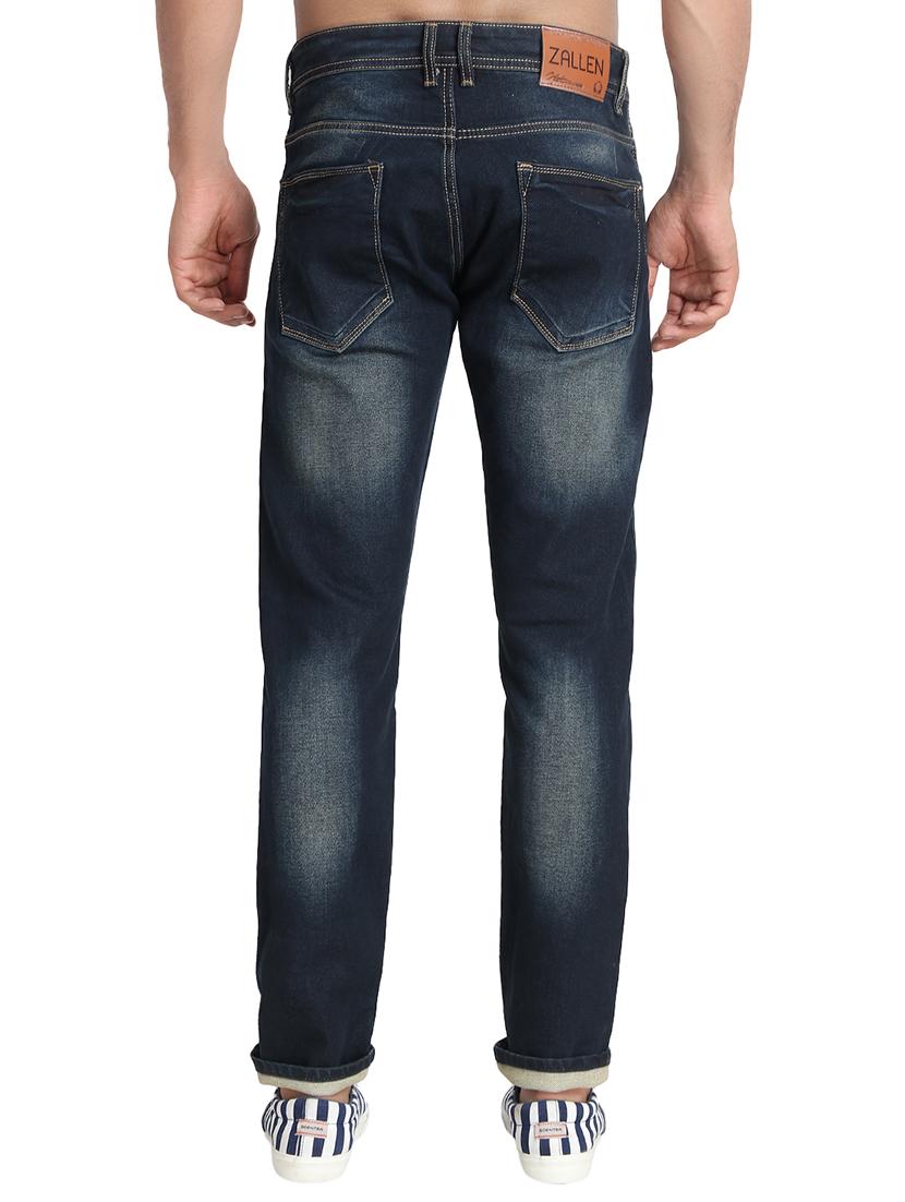 blue heavy washed jeans - 16304618 - Zoom Image - 3