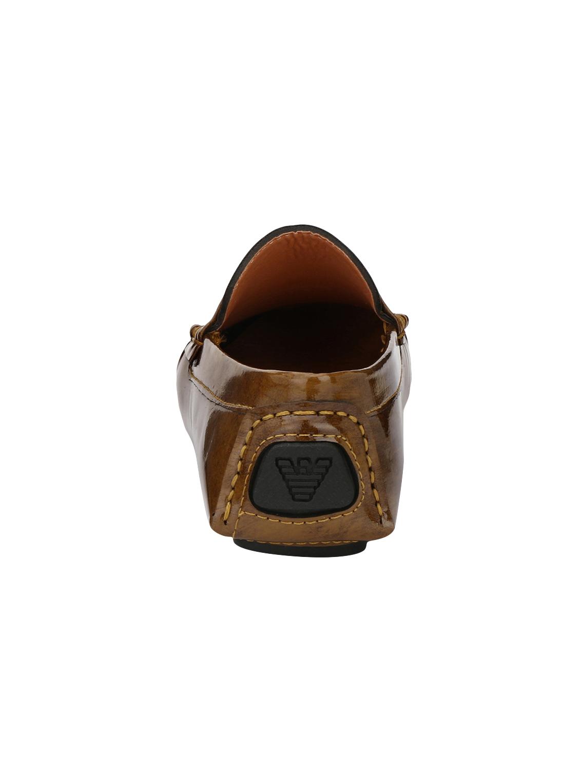 beige patent leather slip on loafers - 16304686 - Zoom Image - 3