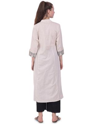 geometrical printed straight kurta - 16305021 - Standard Image - 3