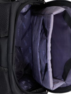black leatherette (pu) laptop backpack - 16305502 - Standard Image - 3