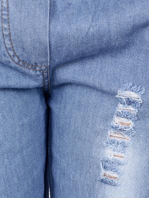 rivet detail distressed jeans - 16305512 - Standard Image - 6