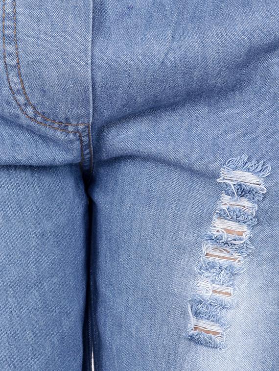 rivet detail distressed jeans - 16305512 - Zoom Image - 6
