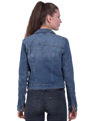 button up denim jacket - 16305548 - Standard Image - 3