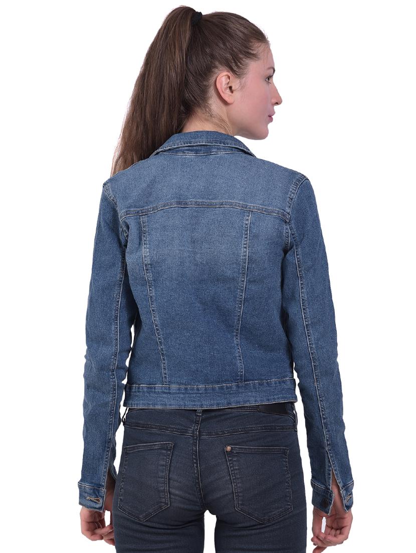 button up denim jacket - 16305548 - Zoom Image - 3