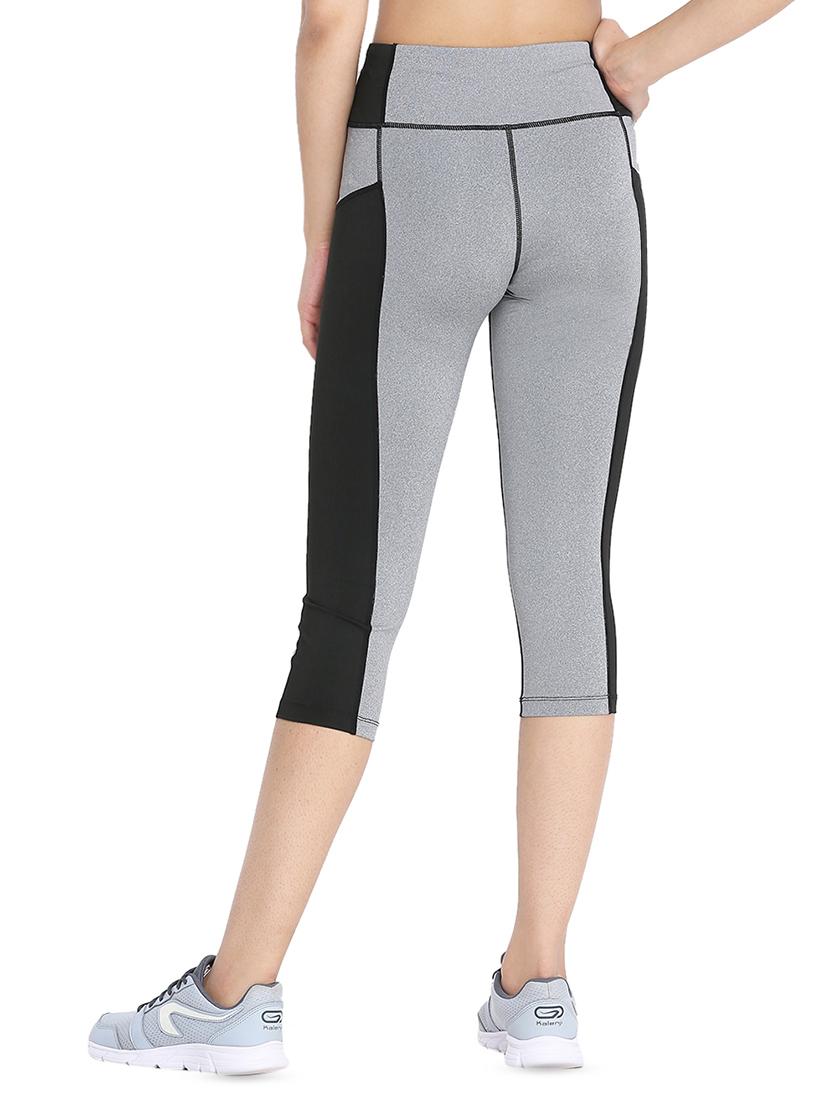 stitch detail color block sports capri - 16306848 - Zoom Image - 3