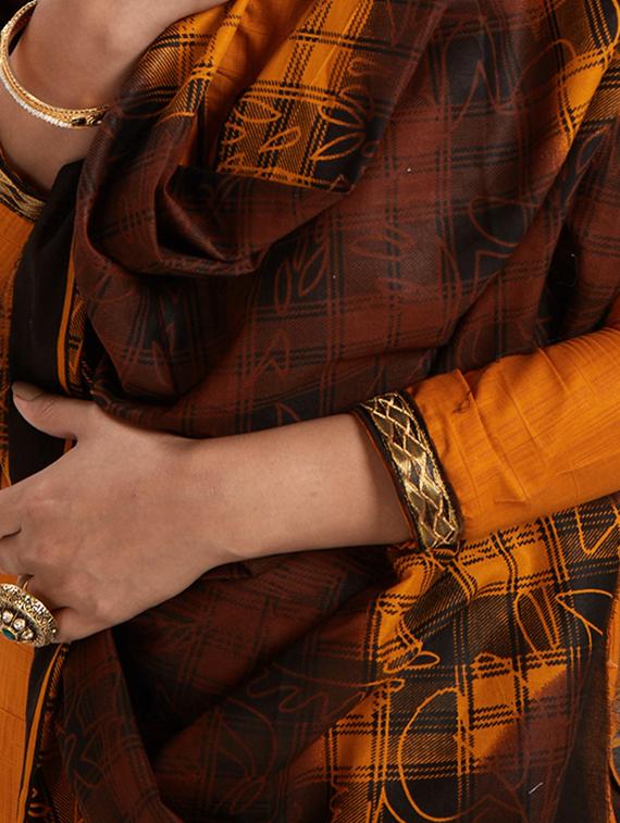 printed unstitched patiyala suit - 16308767 - Zoom Image - 3