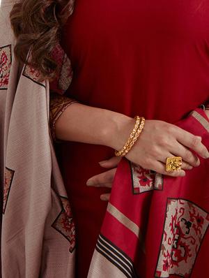 printed unstitched patiyala suit - 16308774 - Standard Image - 3