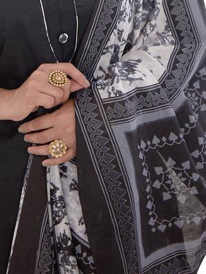 printed unstitched patiyala suit - 16308775 - Standard Image - 3