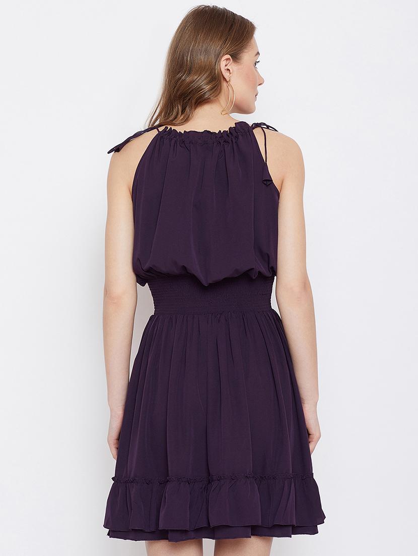 smocked waist blouson dress - 16308828 - Zoom Image - 3