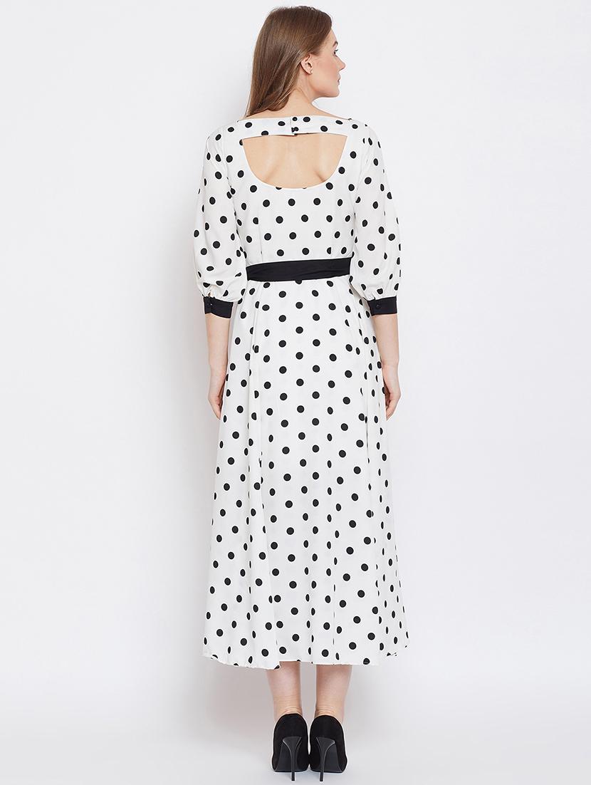 cut out detail tie knot maxi dress - 16308831 - Zoom Image - 3