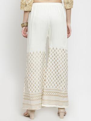 Block print straight palazzo - 16309488 - Standard Image - 3