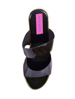 black platforms wedges - 16309837 - Standard Image - 3