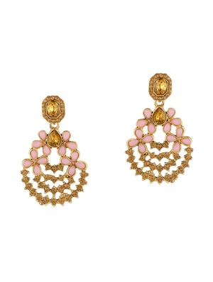 gold brass other earring - 16310561 - Standard Image - 3