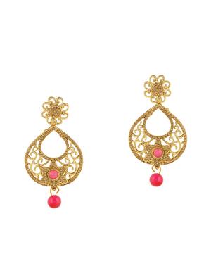 gold brass other earring - 16310583 - Standard Image - 3