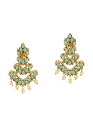 gold brass other earring - 16310593 - Standard Image - 3