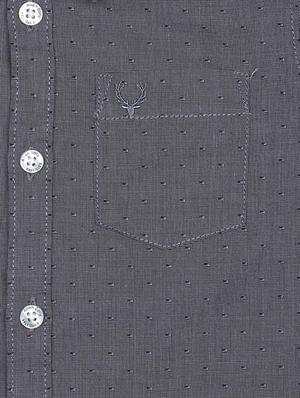 textured roll up sleeve shirt - 16310991 - Standard Image - 3