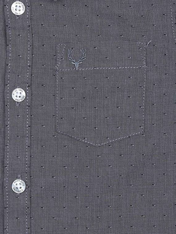 textured roll up sleeve shirt - 16310991 - Zoom Image - 3