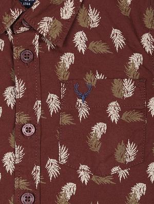 roll up sleeved tropical shirt - 16310992 - Standard Image - 3