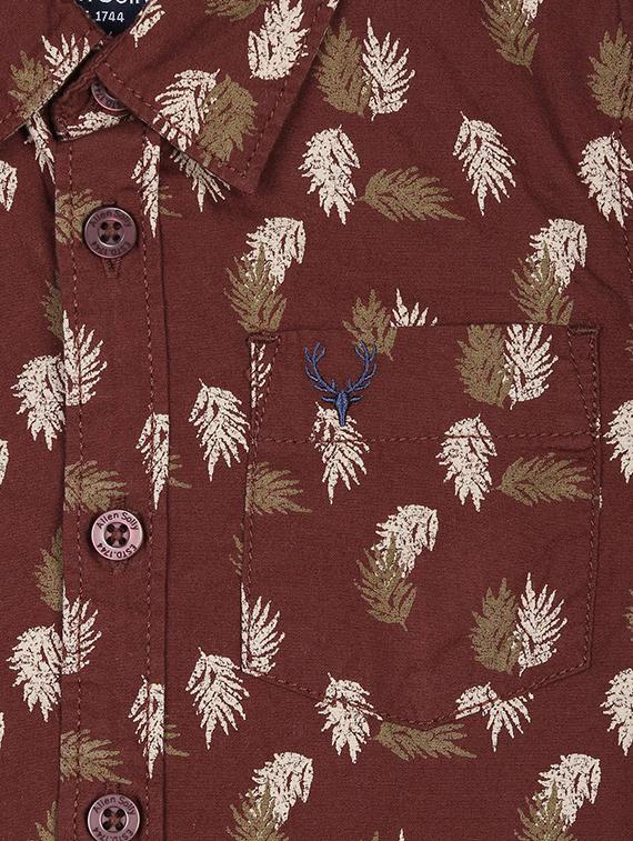 roll up sleeved tropical shirt - 16310992 - Zoom Image - 3