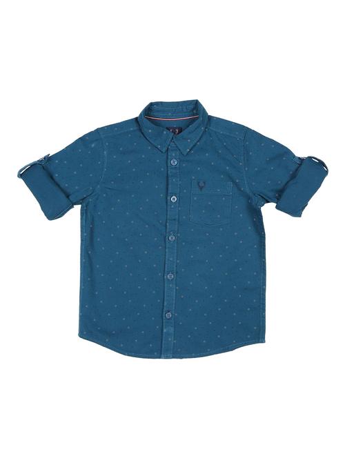 pocket patched roll up sleeve shirt - 16311015 - Standard Image - 1