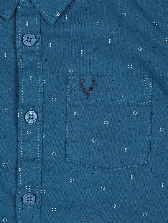 pocket patched roll up sleeve shirt - 16311015 - Zoom Image - 3
