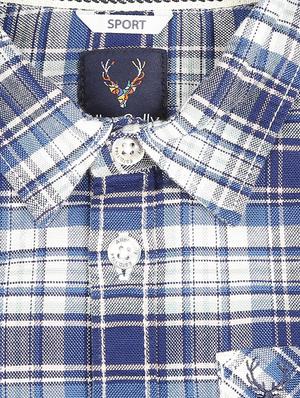 roll up sleeved checkered shirt - 16311018 - Standard Image - 3