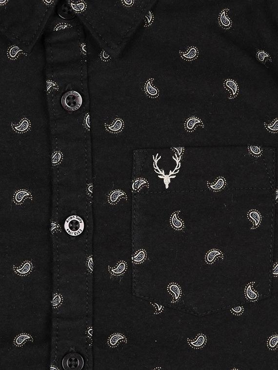 roll up sleeved paisley shirt - 16311032 - Zoom Image - 3