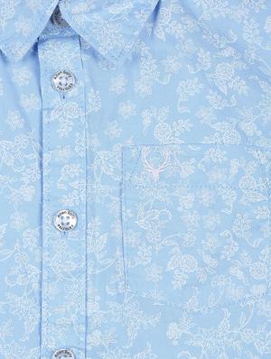 roll up sleeved floral shirt - 16311040 - Standard Image - 3