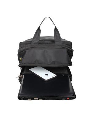 black polyester backpack - 16312443 - Standard Image - 3