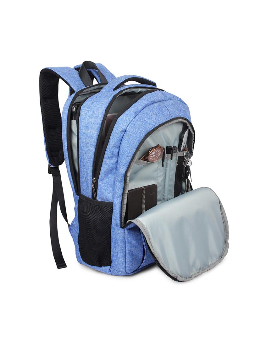 blue polyester backpack - 16312451 - Zoom Image - 3