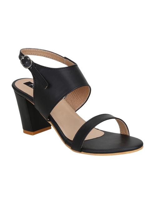 black back strap sandals - 16312619 - Standard Image - 1