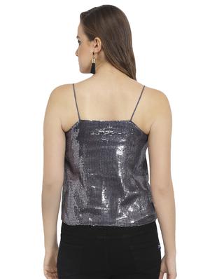 sequin embellished cami top - 16312633 - Standard Image - 3