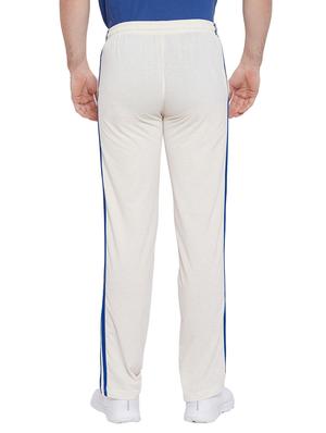 green cotton full length track pant - 16312732 - Standard Image - 3