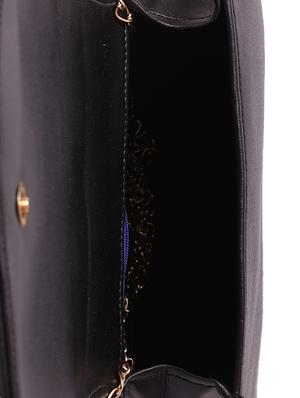 black leatherette (pu) regular sling bag - 16313273 - Standard Image - 3