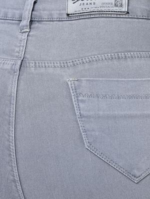 side taped knee slit jeans - 16313345 - Standard Image - 6